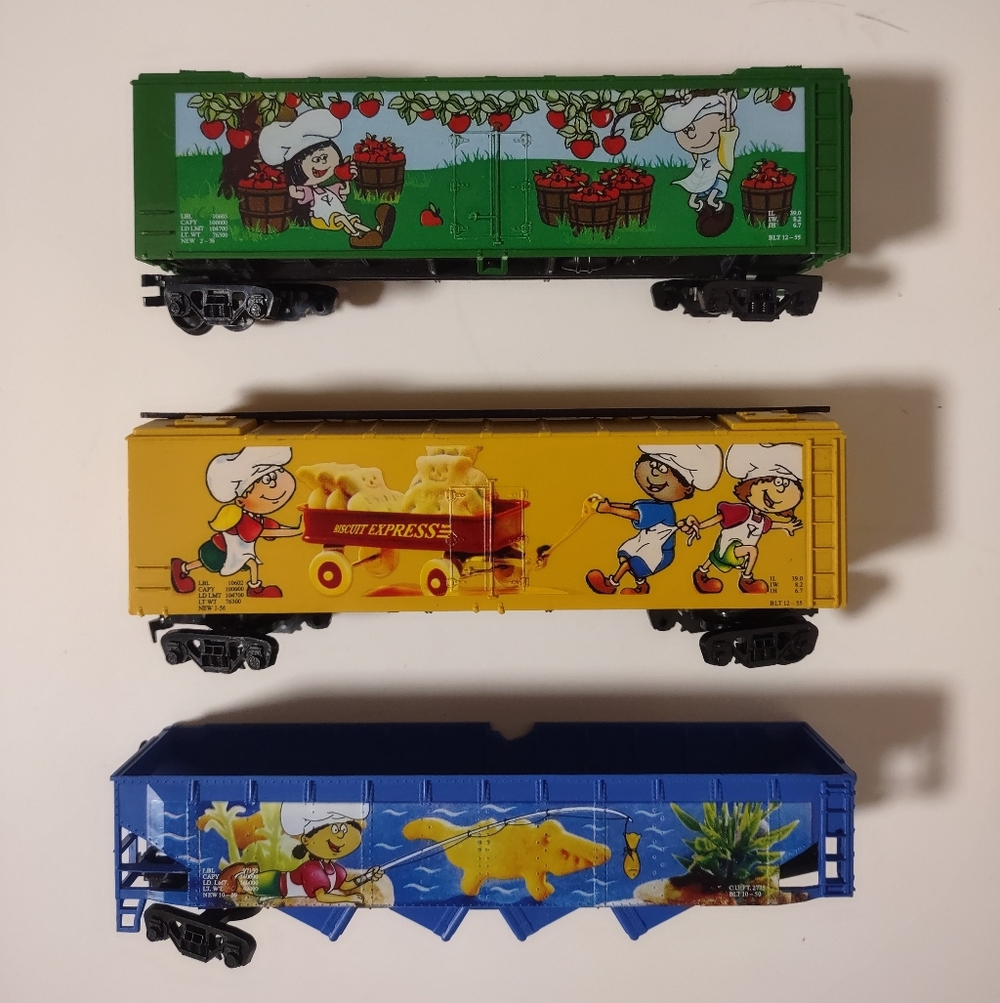 3 MINI CHEFS EXPRESS 10th Edition President's Choice HO Scale Train Boxcars